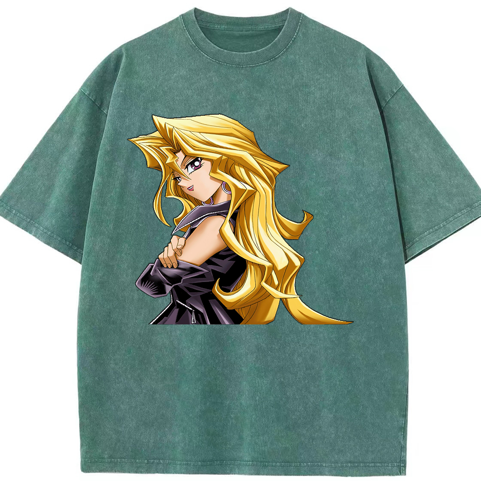 （画像用） 遊☆戯☆王 Yu-Gi-Oh! 綿100% ヴィンテージ風 半袖Tシャツ（フロントプリント）